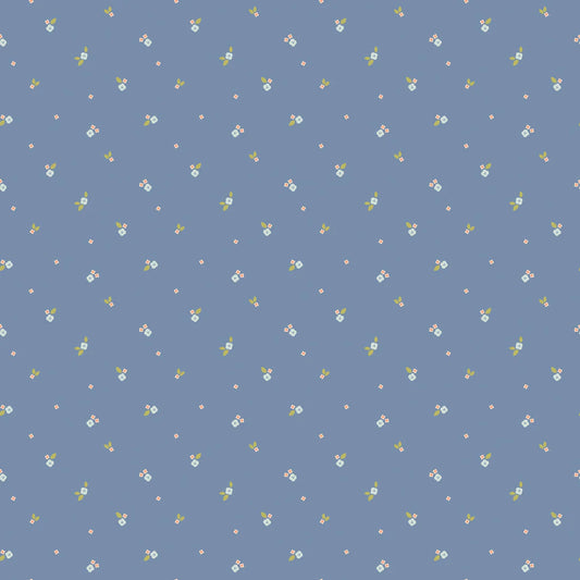 Community Blue Ditzy Flowers - Riley Blake Designs - *OOP