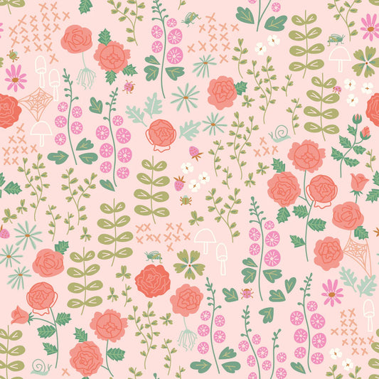 New Dawn Blush Rose Garden - Riley Blake Designs - *OOP