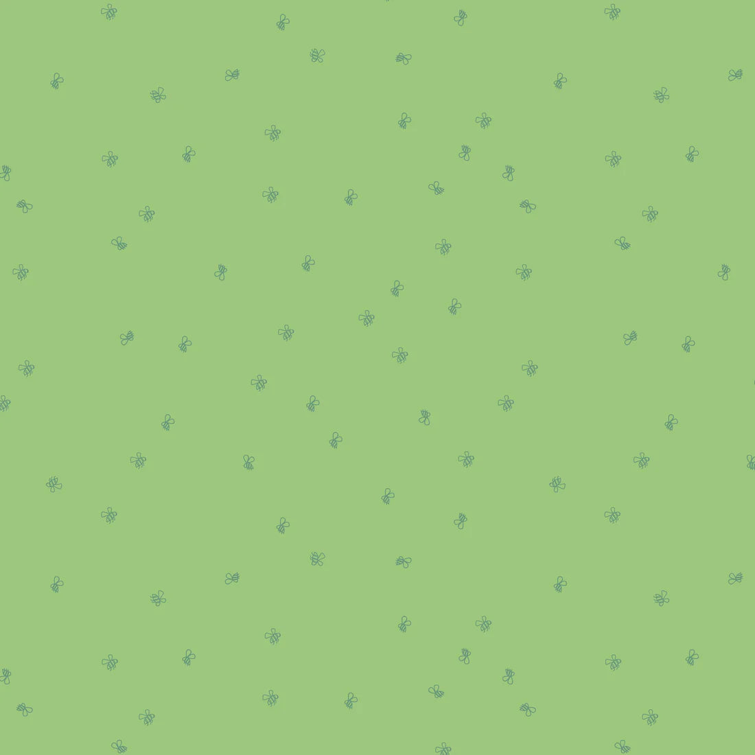 New Dawn Green Bees - Riley Blake Designs - *OOP