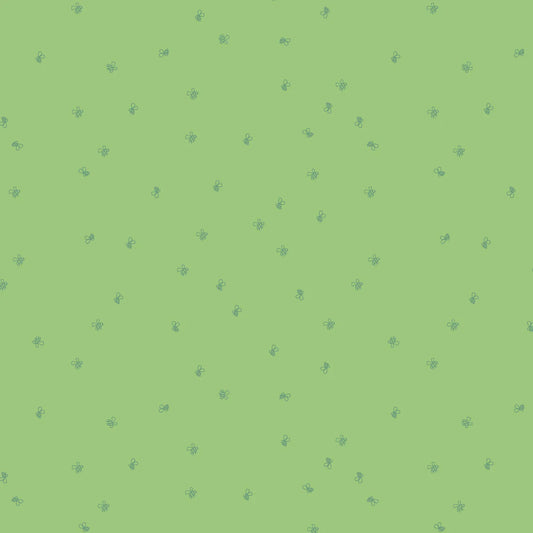 New Dawn Green Bees - Riley Blake Designs - *OOP