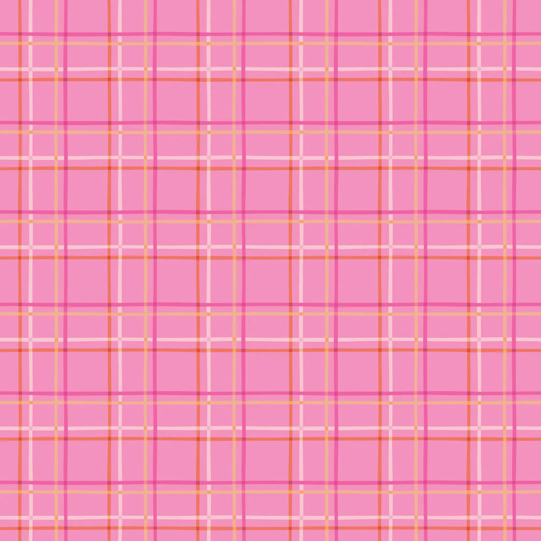 New Dawn Pink Pink Plaid - Riley Blake Designs - *OOP