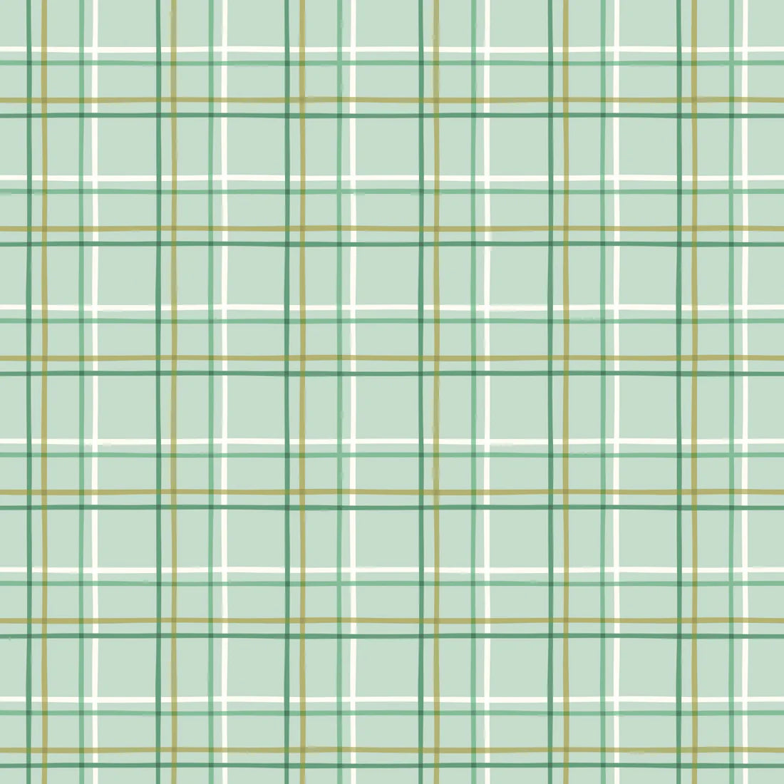 New Dawn Green Plaid - Riley Blake Designs - *OOP
