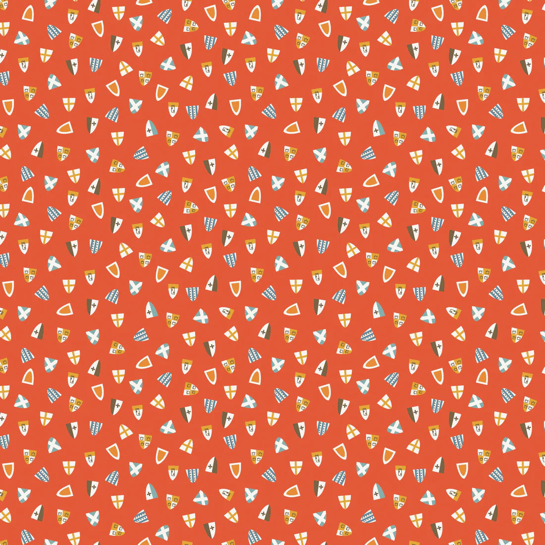 Lancelot Red Shields - Riley Blake Designs - *OOP