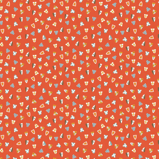 Lancelot Red Shields - Riley Blake Designs - *OOP