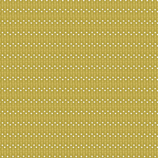 Lancelot Mustard Geo - Riley Blake Designs - *OOP