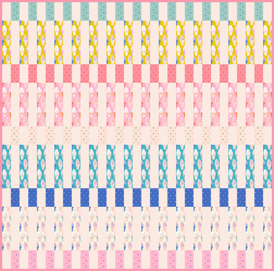 I Heart Ice Cream Quilt Kit