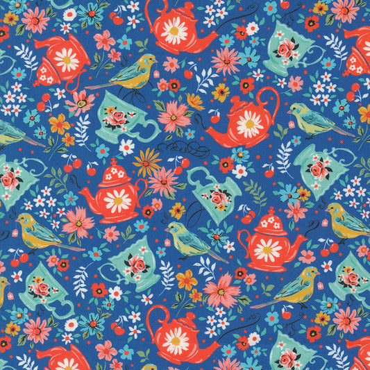 Julia Tea Time - Delft Blue - Moda Fabrics