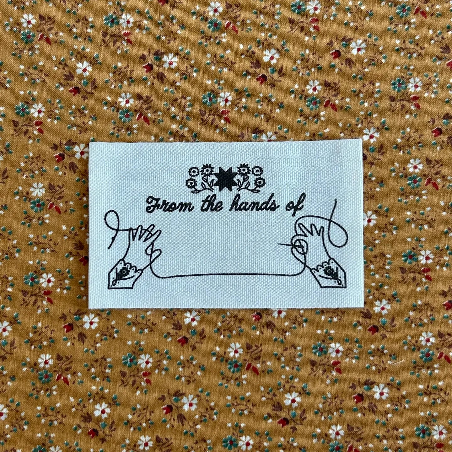 The Hands Quilt Labels by Cotton and Ochre