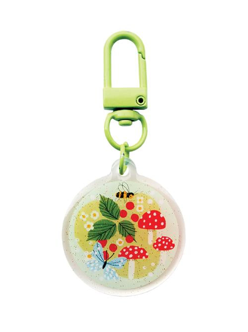 Lizzy House Mushroom Charm Zipper Pull