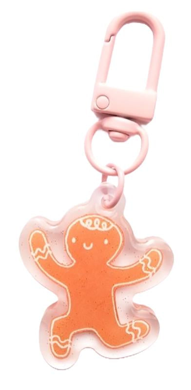 Lizzy House Gingerbread Man Charm Zipper Pull