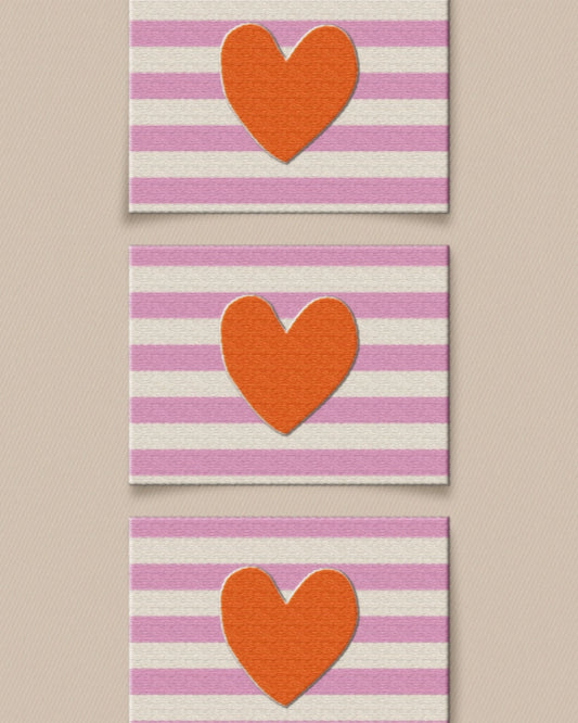 Red Heart Large Garment Woven Labels by Matchy Matchy Sewing Club