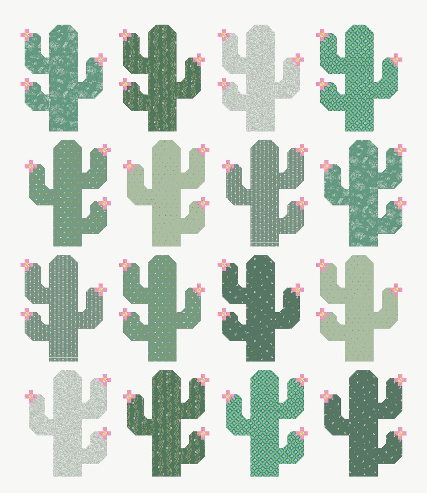 Oh My Cacti Quilt Kit