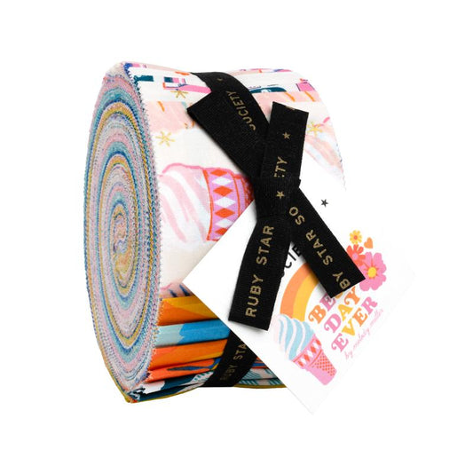 Best Day Ever Jelly Roll - 40 pieces 2.5" WOF Strips