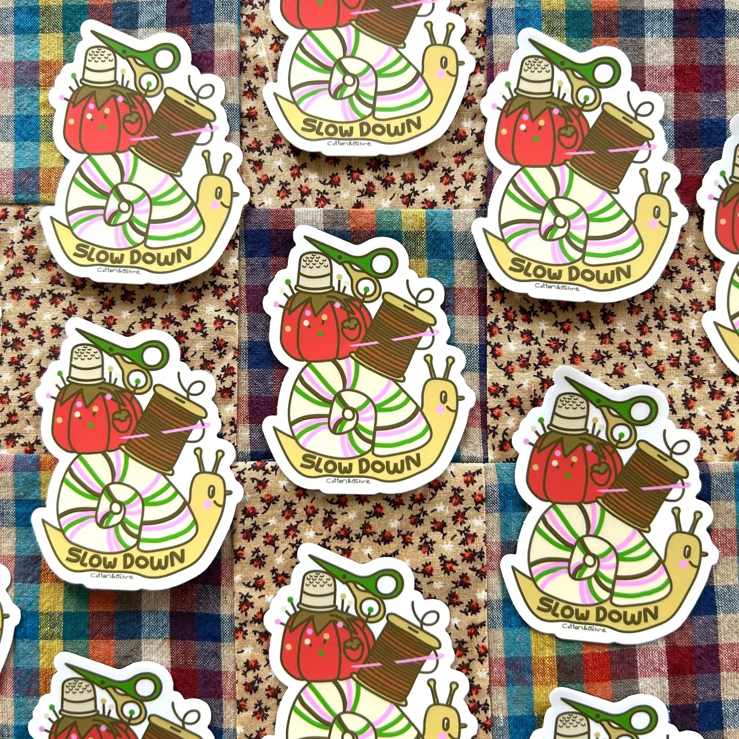 Slow Down Sticker by Cotton and Ochre