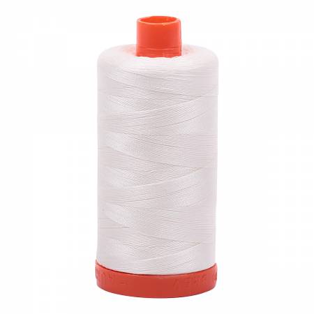 Aurifil Cotton Thread Solid 50wt 1422yds White - PRE-ORDER!!!