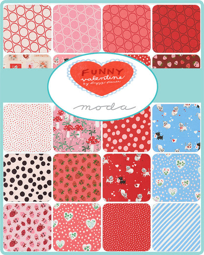 Funny Valentine Charm Pack - 42 - 5" Squares