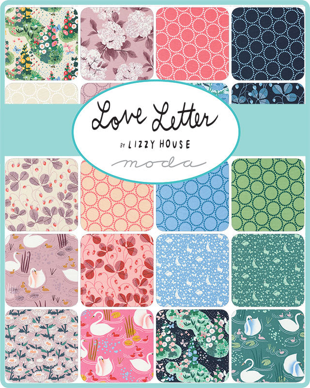 Love Letter Fat Quarter Bundle by Lizzy House Designs for Moda Fabrics-37 Pieces