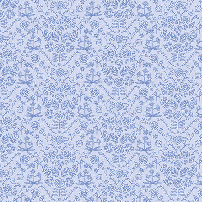 Chloe Damask in Light Blue