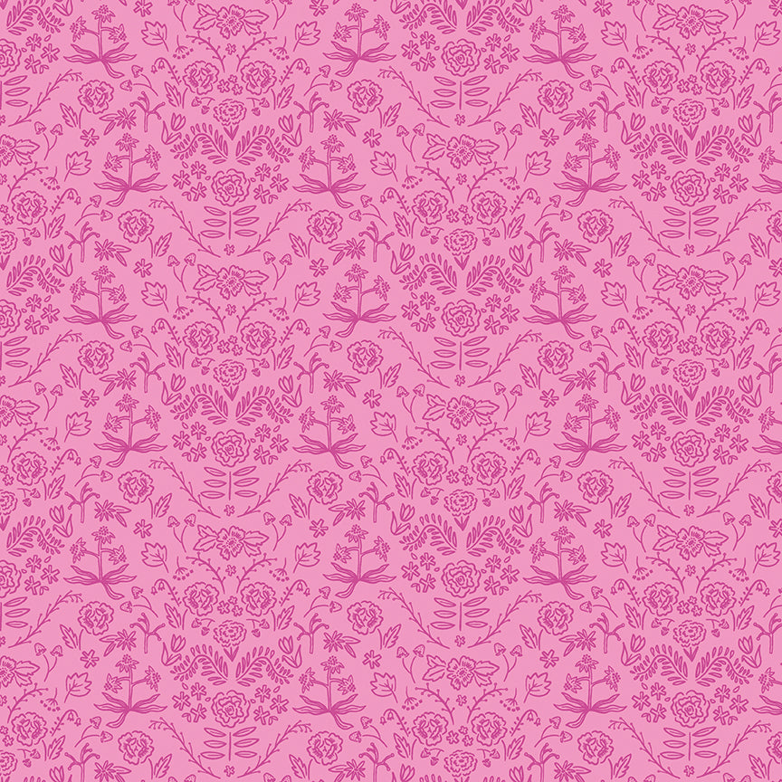 Chloe Damask in Peony