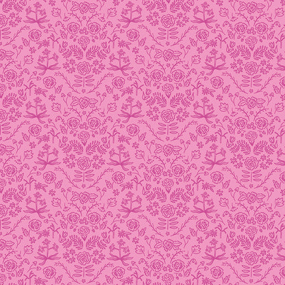 Chloe Damask in Peony