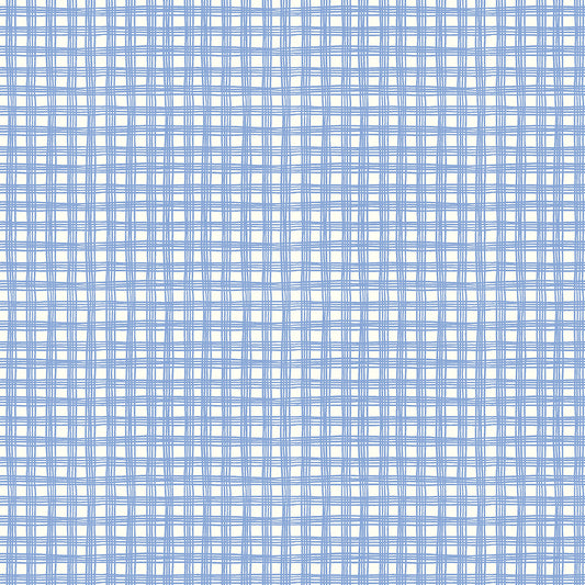 Chloe Gingham in Blueberry