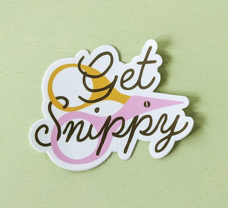 Get Snippy Sticker by Cotton and Ochre