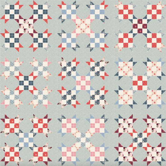 Hester Quilt Kit - Featuring Sweetbriar