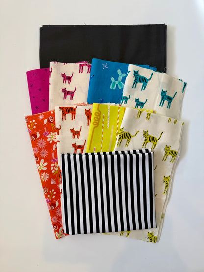 Tigers Quilt Kit - Pre-cut and Ready to Sew! - Ramona Quilt Pattern Included