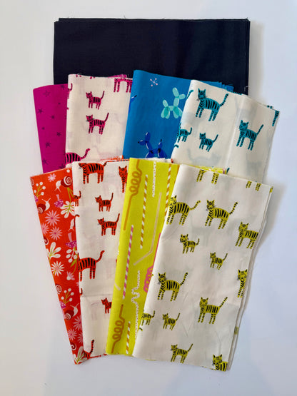 Tigers Quilt Kit - Pre-cut and Ready to Sew! - Ramona Quilt Pattern Included