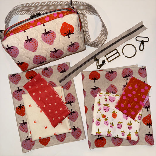 Alpen Belt Bag Kit - Strawberry Natural Canvas *KIT ONLY*