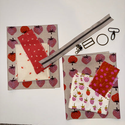 Alpen Belt Bag Kit - Strawberry Natural Canvas *KIT ONLY*