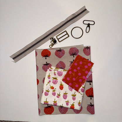 Alpen Belt Bag Kit - Strawberry Natural Canvas *KIT ONLY*