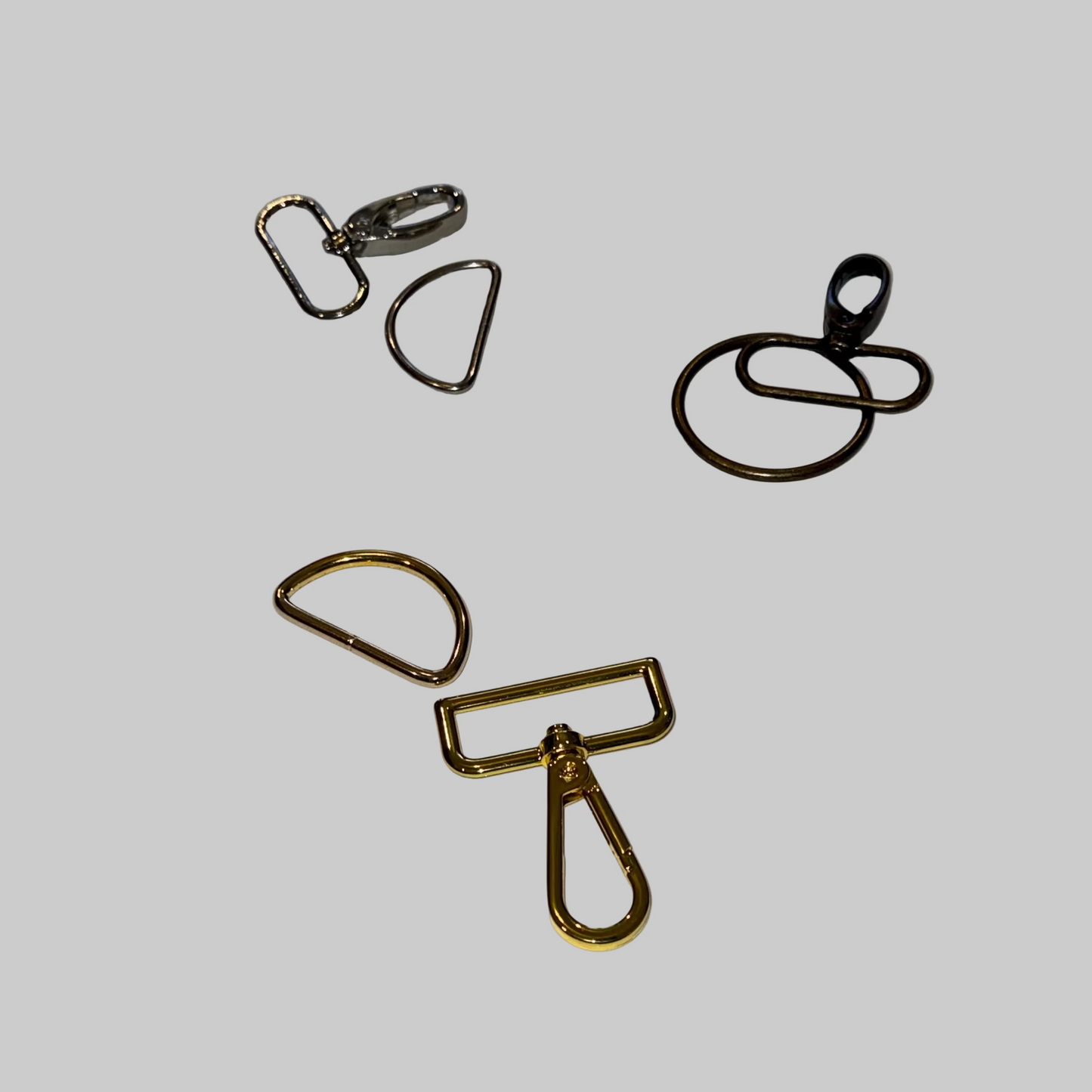 Extra Hardware - to make a Detachable Strap on your Alpen Bag