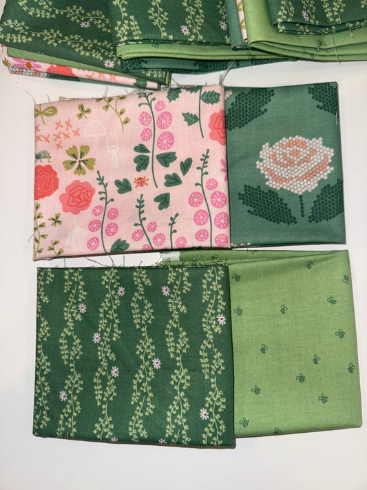 Riley Blake *Out of Print* New Dawn, Citrus and Mint Designs, 4 Piece FQB
