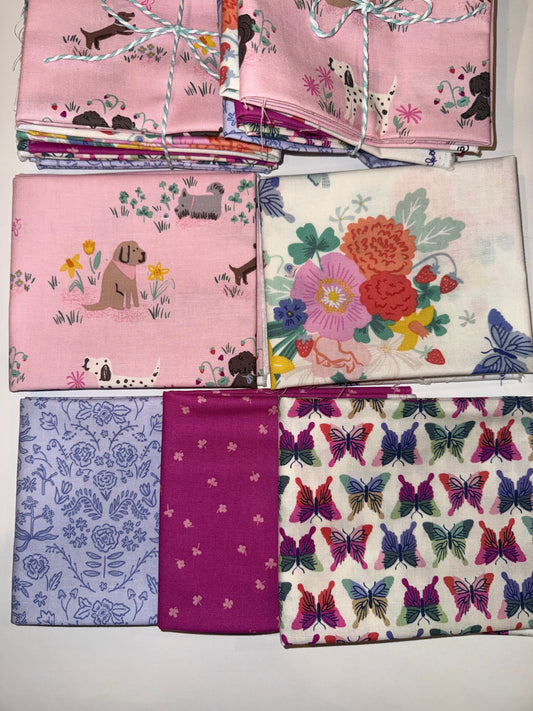 Riley Blake, Chloe, Citrus and Mint Designs, 5 Piece bundle