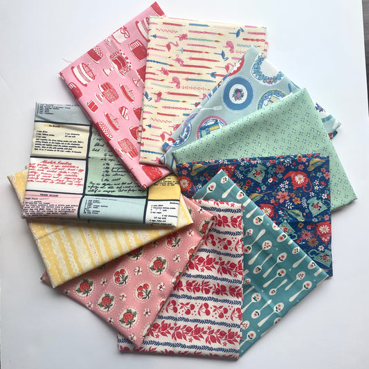 Kitchen Sunshine Fat Quarter Bundle - 9 Pieces