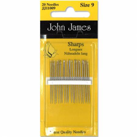 John James Sharps Needles Size 9 - 20 Count - PRE-ORDER!!!