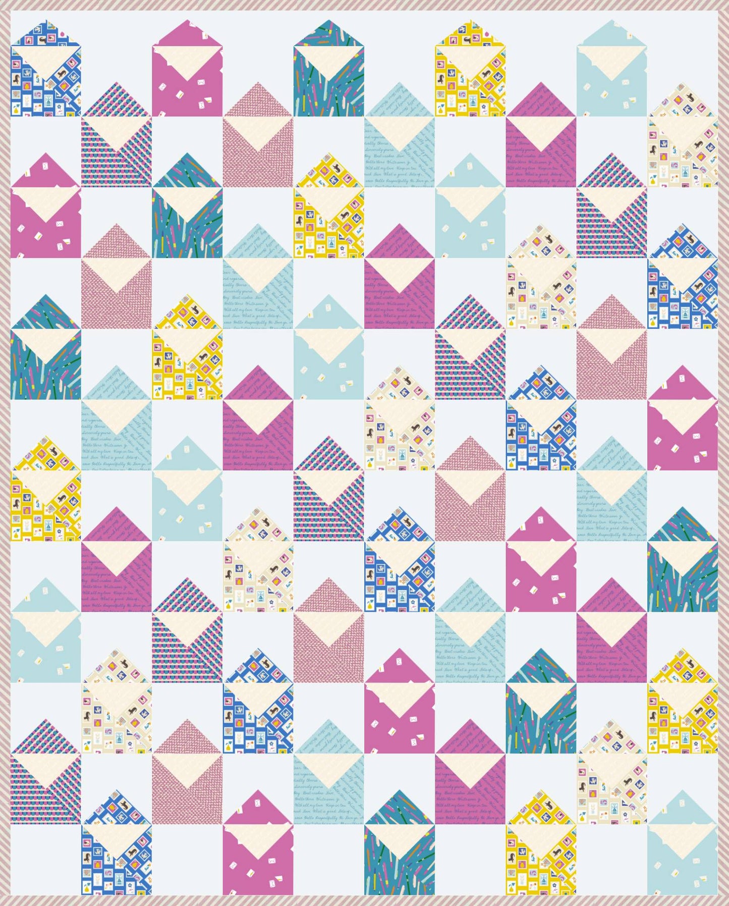 Write More Letters Quilt Kit