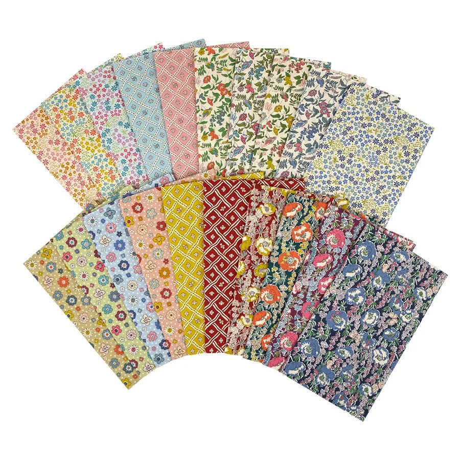 Meadow Flowers FQB by Liberty Fabrics for Riley Blake Designs -20 Pieces