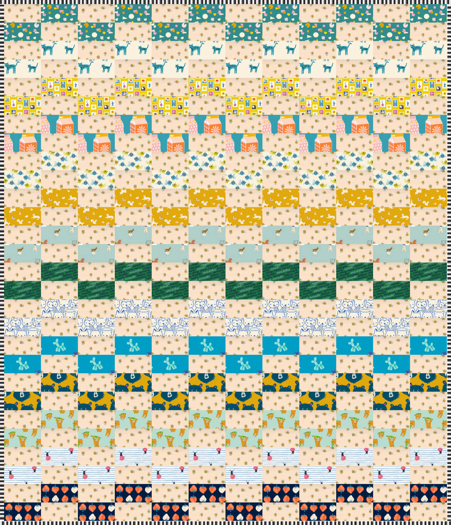 Favorite Things Quilt Kit - Charm Pack Split Pattern Included - Two Options