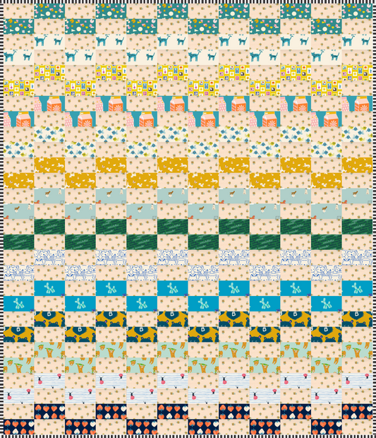 Favorite Things Quilt Kit - Charm Pack Split Pattern Included