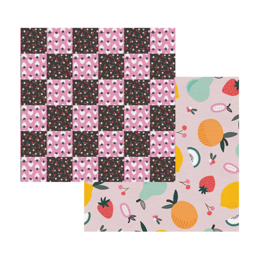 Checkered Pillow Kit - Cherries and More