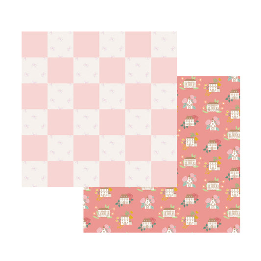 Checkered Pillow Kit - Rose Cottage
