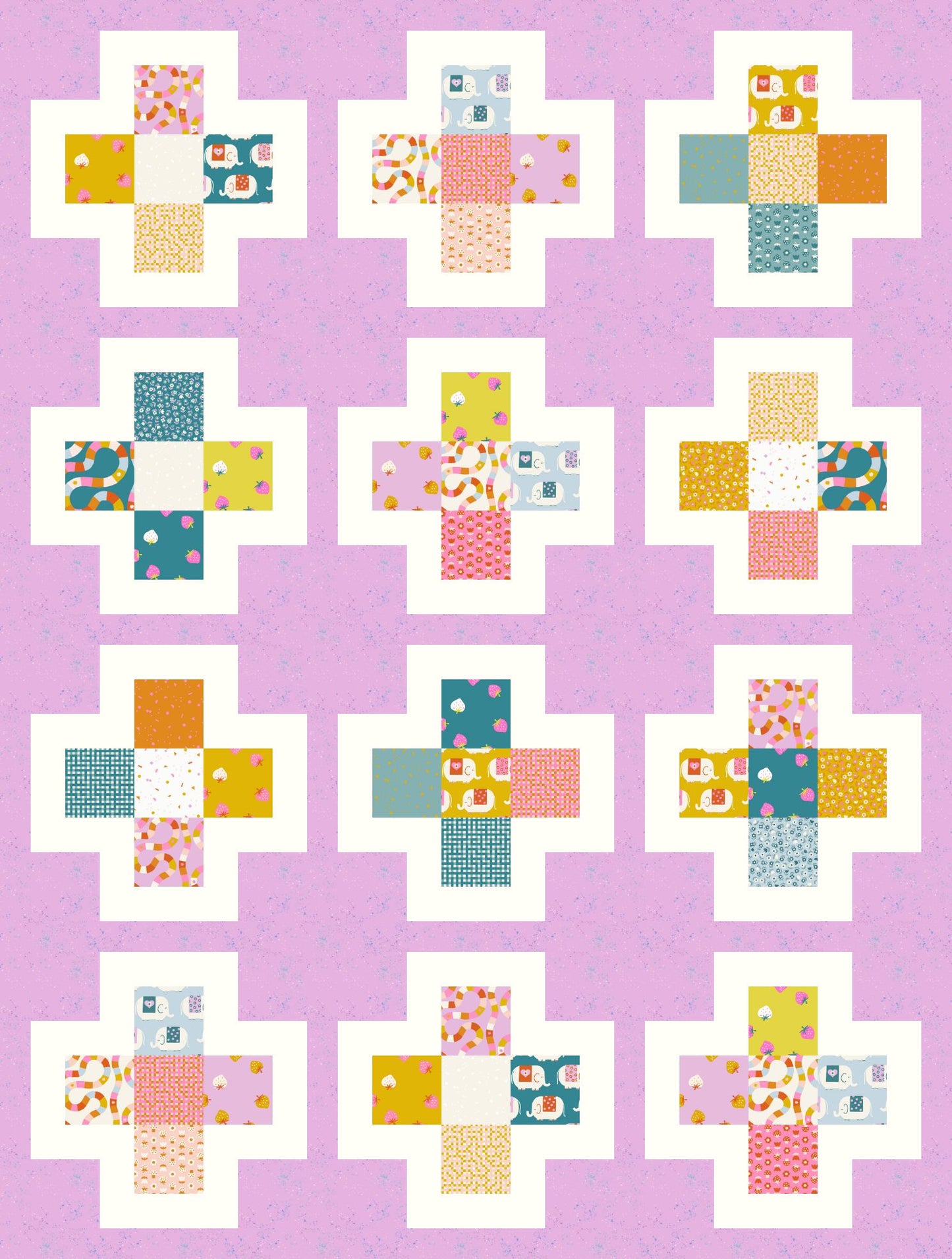 Plus Squared Quilt Kit - Multiple Variations