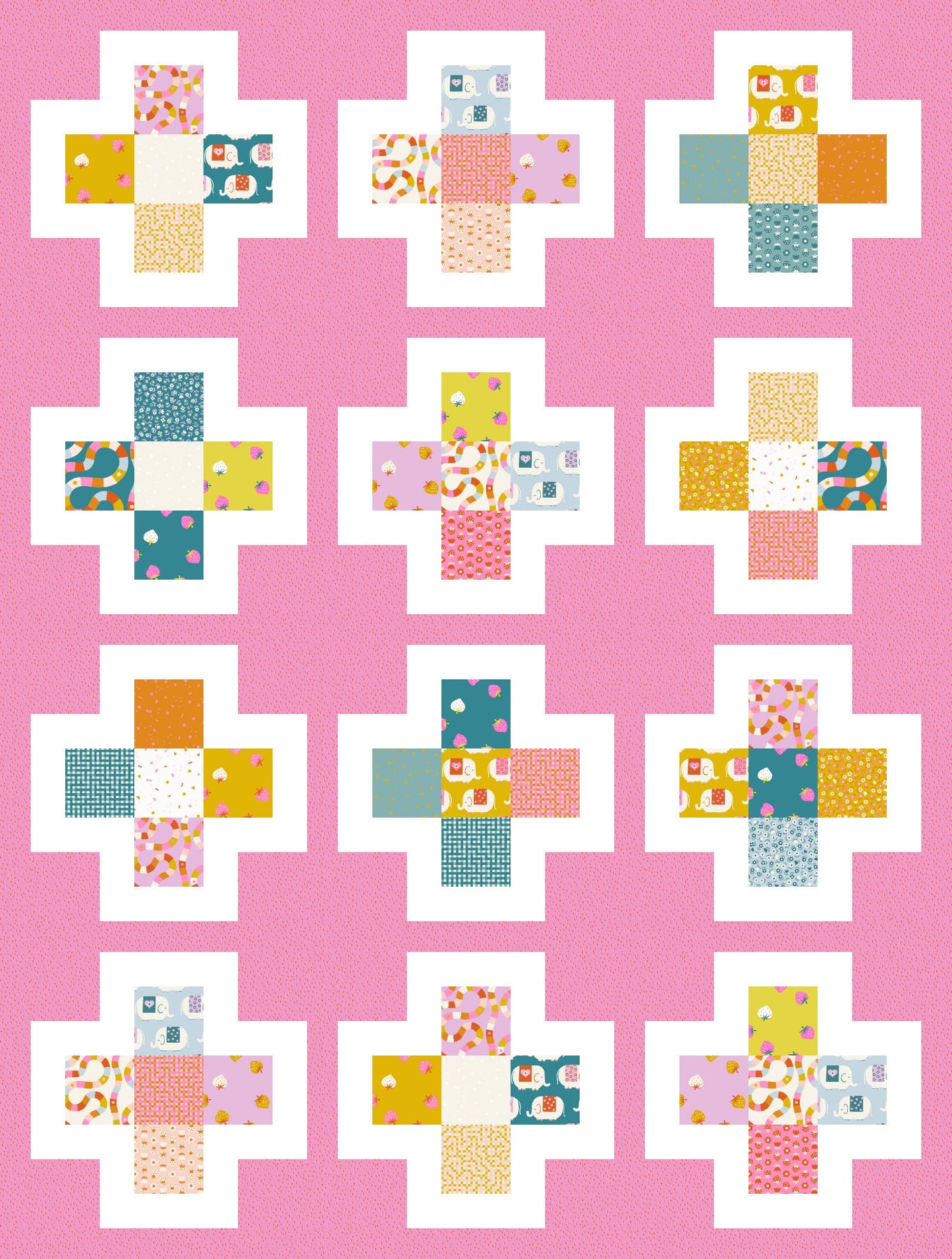 Plus Squared Quilt Kit - Multiple Variations