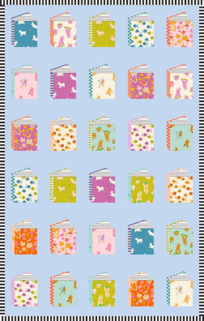 Tall Tales Quilt Kit with Animal Animal Collection - Baby/Toddler Size