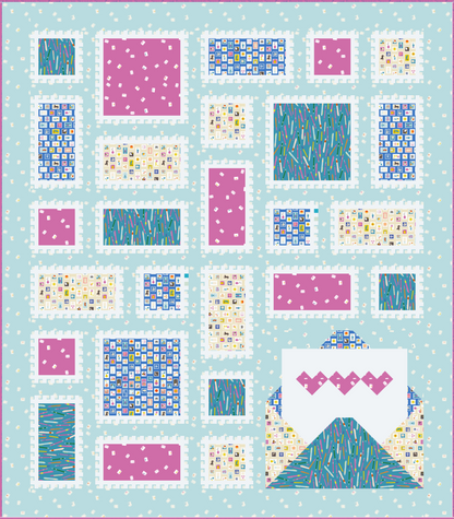 Happy Mail Quilt Kit - with Salutations Collection from Rashida Coleman Hale