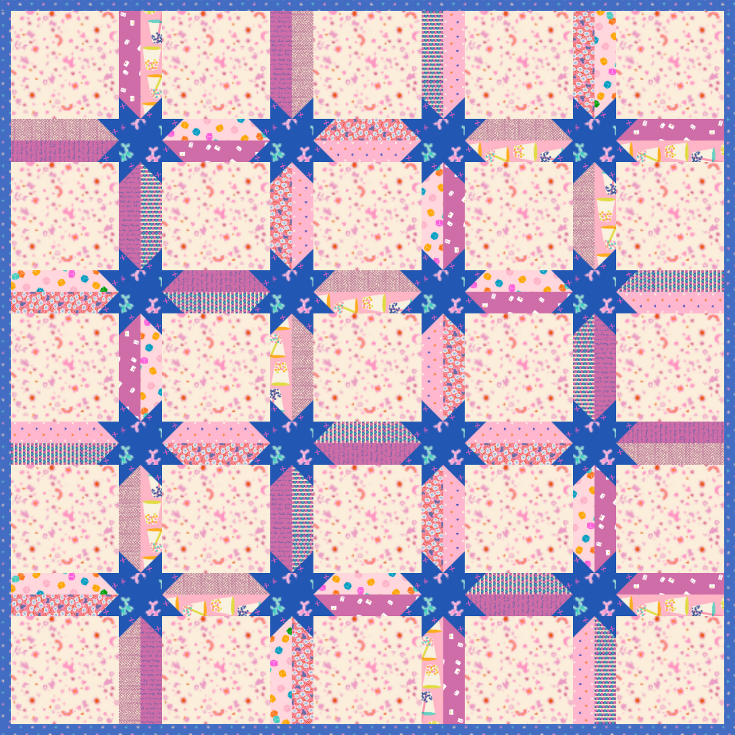 Edna Neon Quilt Kit