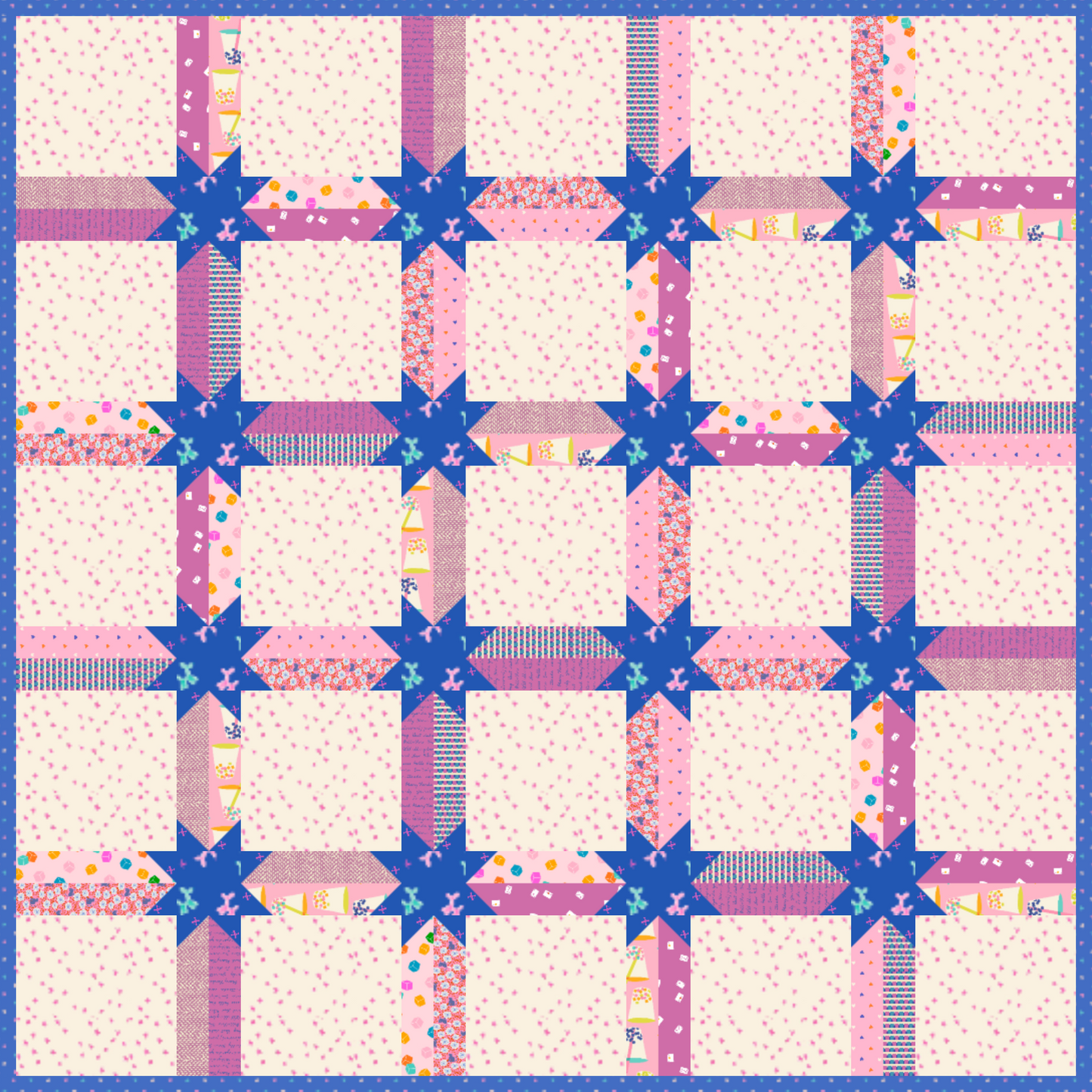 Edna Neon Quilt Kit
