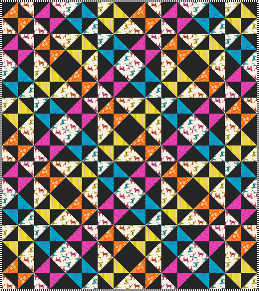 Tigers Quilt Kit - Pre-cut and Ready to Sew! - Ramona Quilt Pattern Included